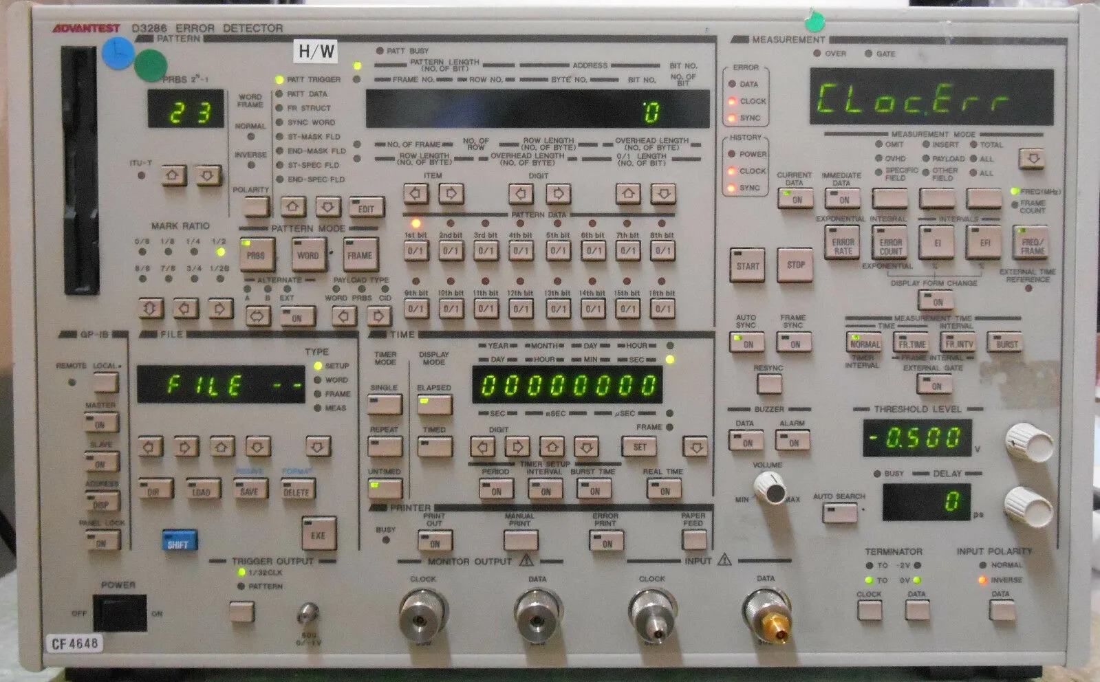 Advantest D3281 bit error rate tester