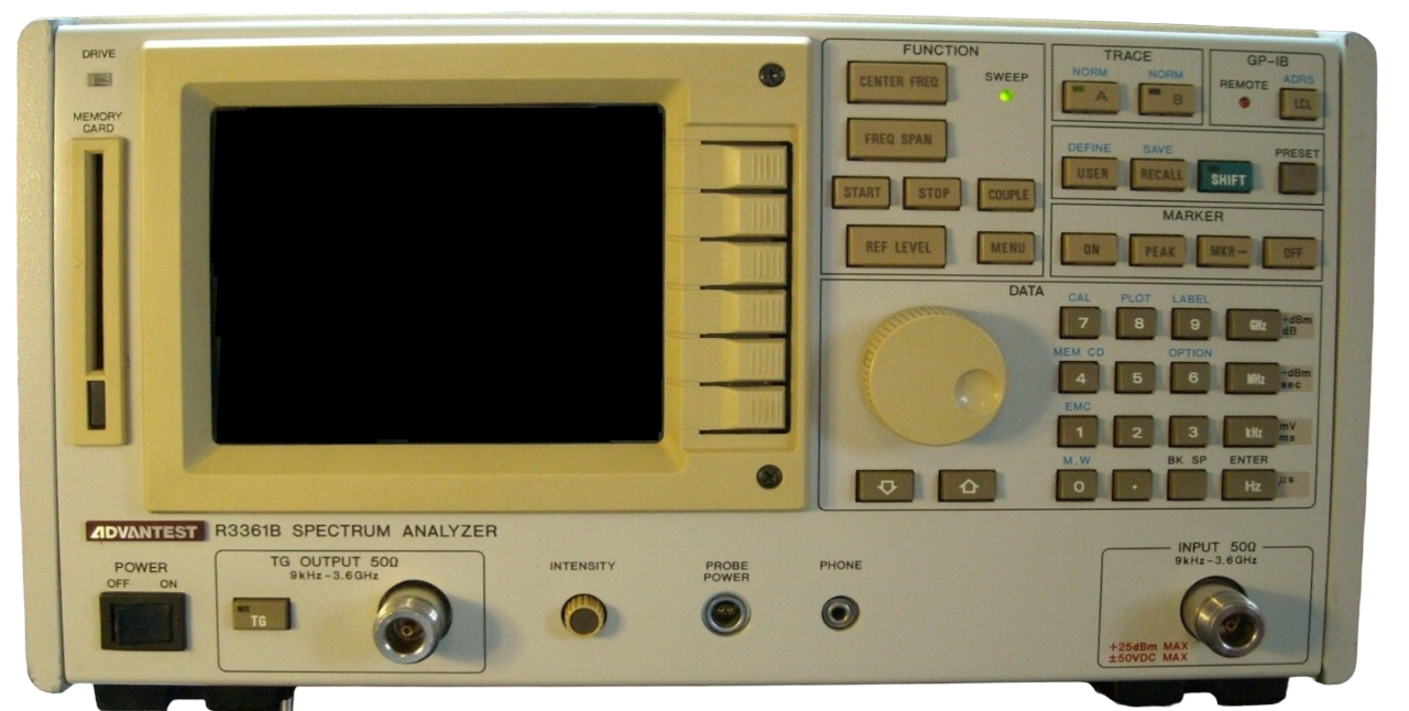 Advantest R3261A spectrum analyzer