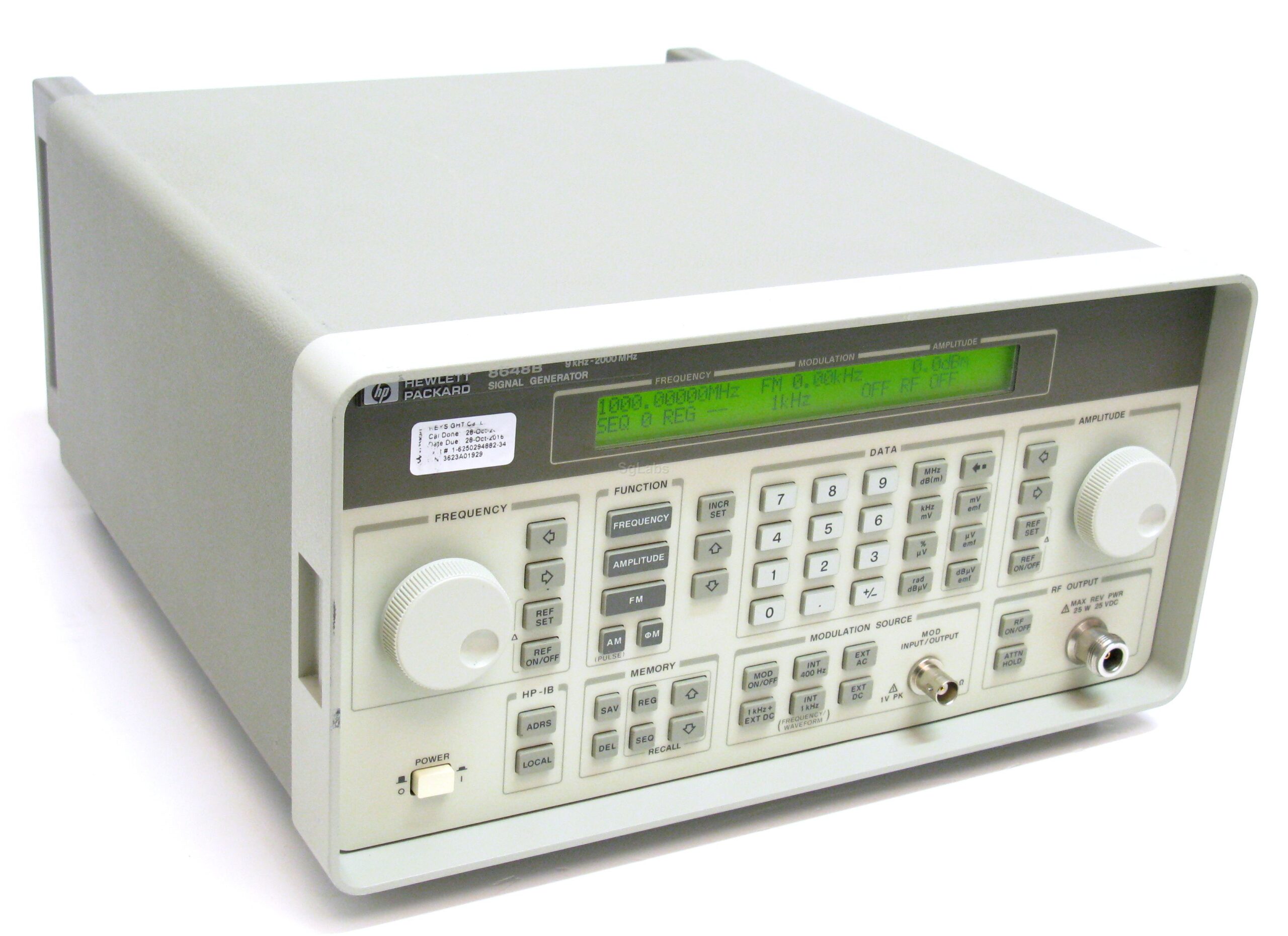 Agilent / Keysight 8648B signal generator
