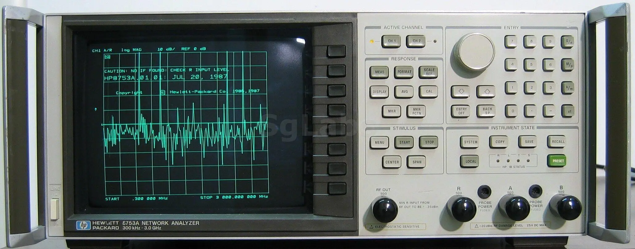 Agilent / Keysight 8753A network analyzer