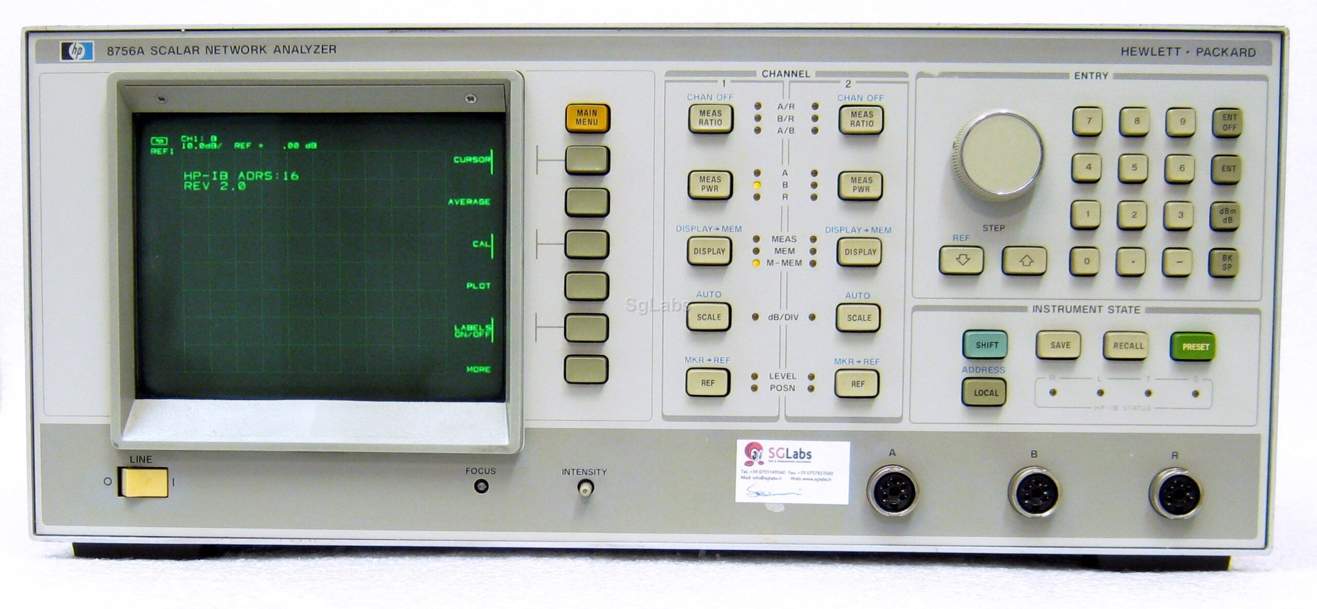 Agilent / Keysight 8756A network analyzer