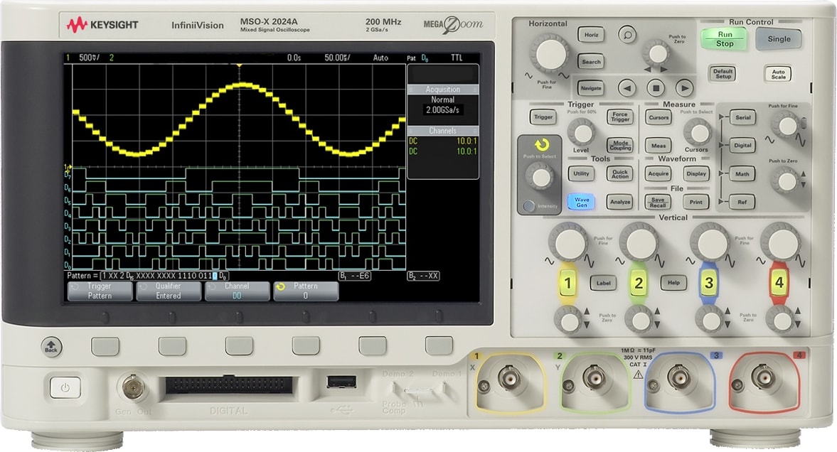 Agilent / Keysight DSOX2014A digital oscilloscope