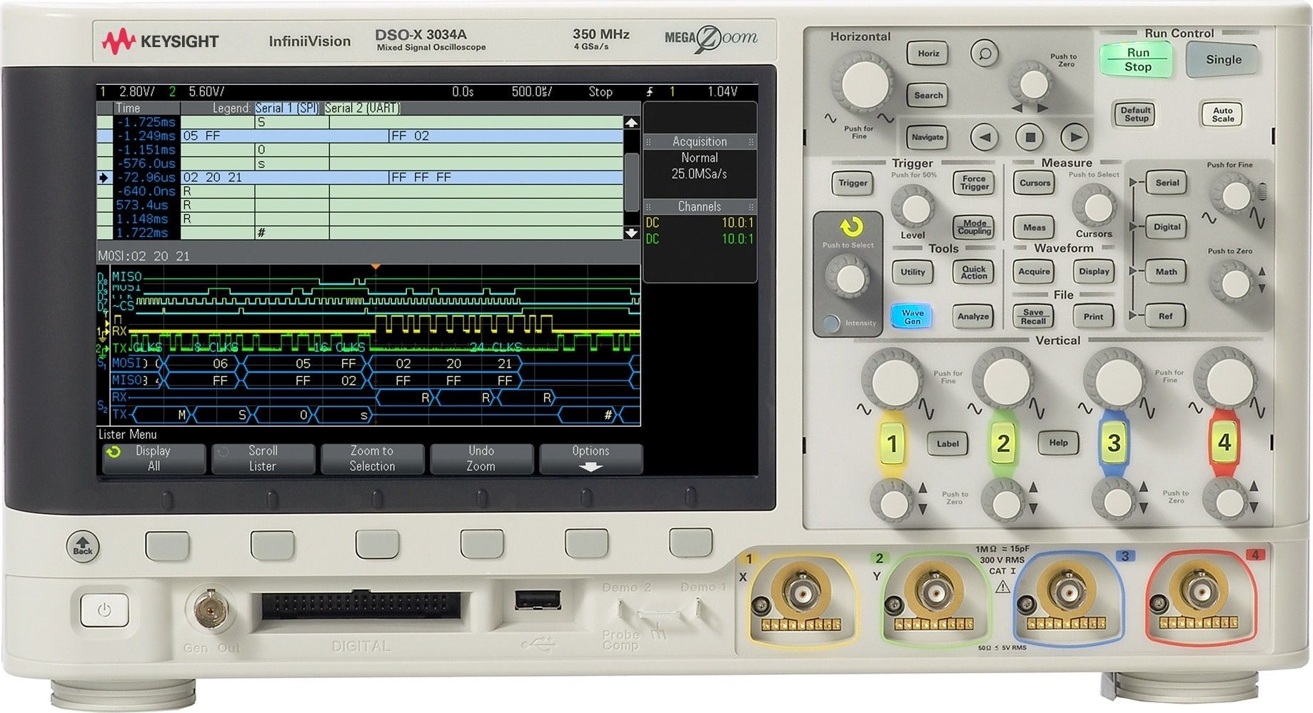 Agilent / Keysight DSOX3034A digital oscilloscope