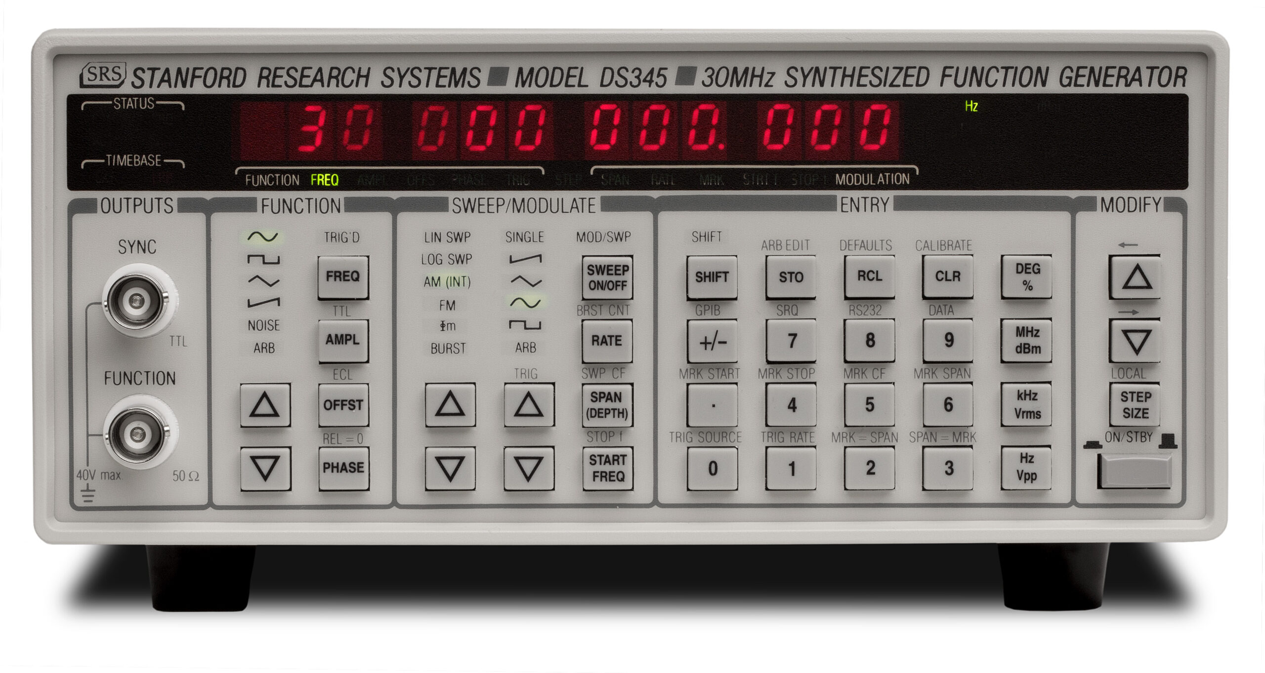 Stanford Research DS345 arbitrary waveform generator