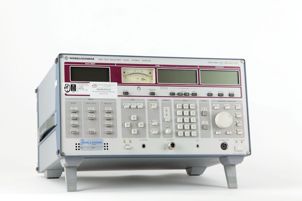 Rohde &amp; Schwarz ESHS10 EMI/EMC test receiver