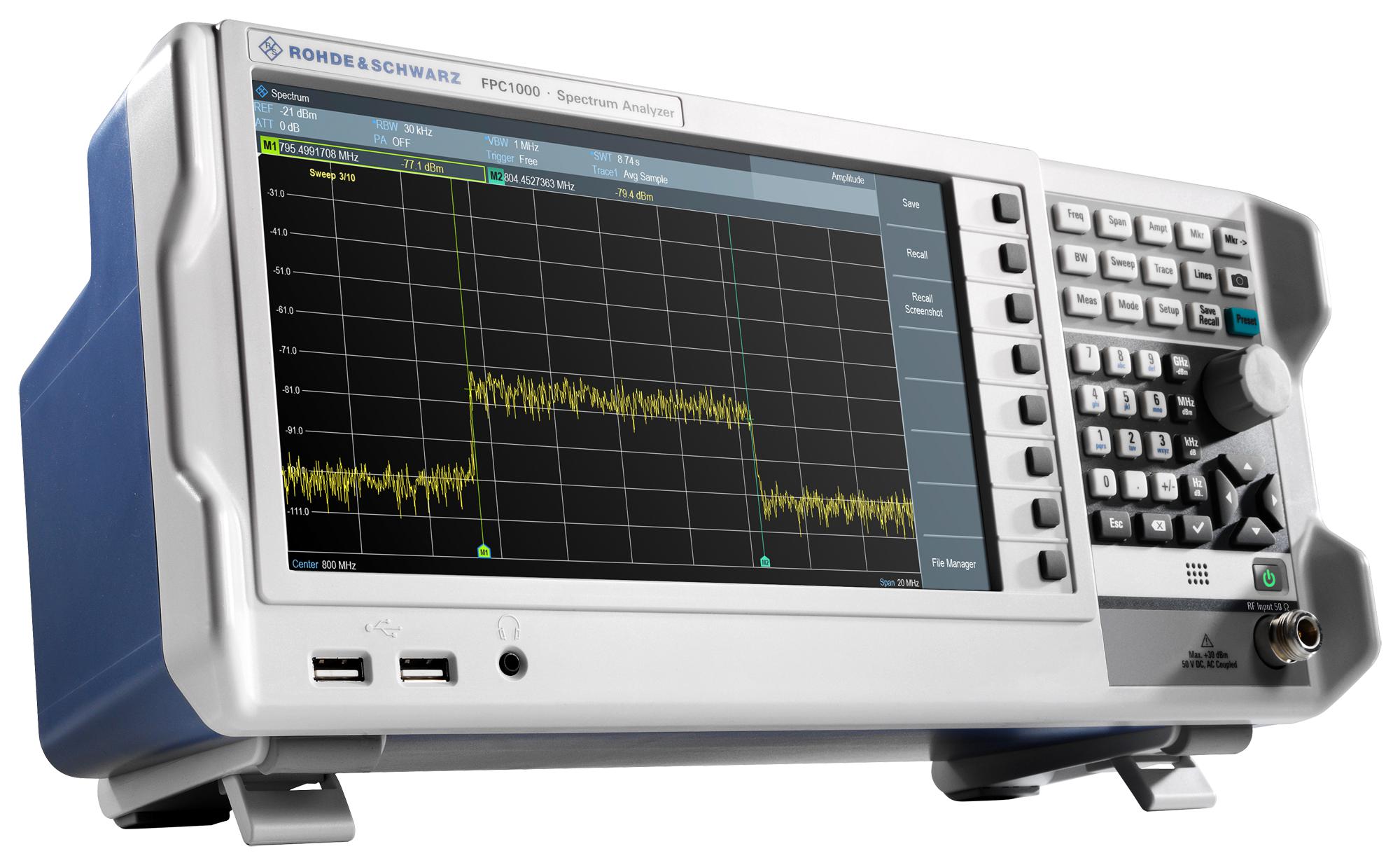 Rohde & Schwarz FPC1000 spectrum analyzer