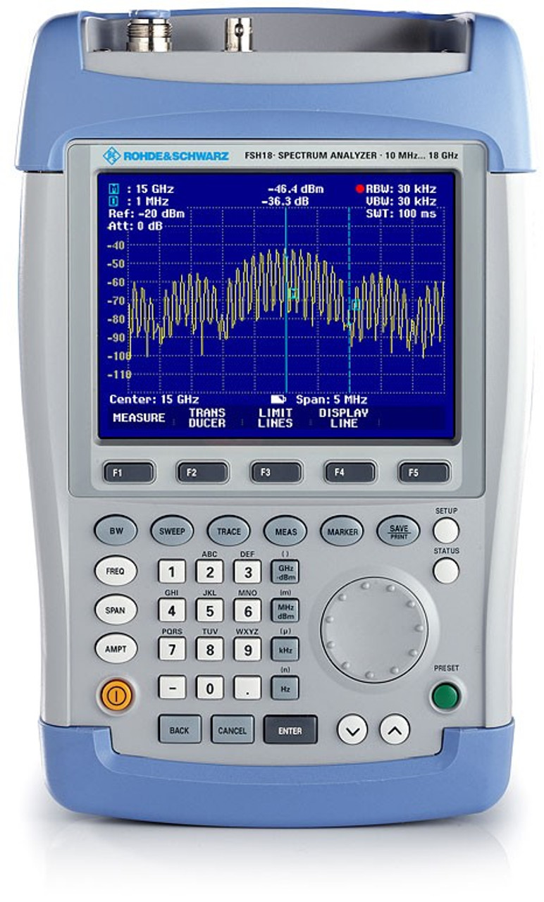 Rohde & Schwarz FSH3 spectrum analyzer