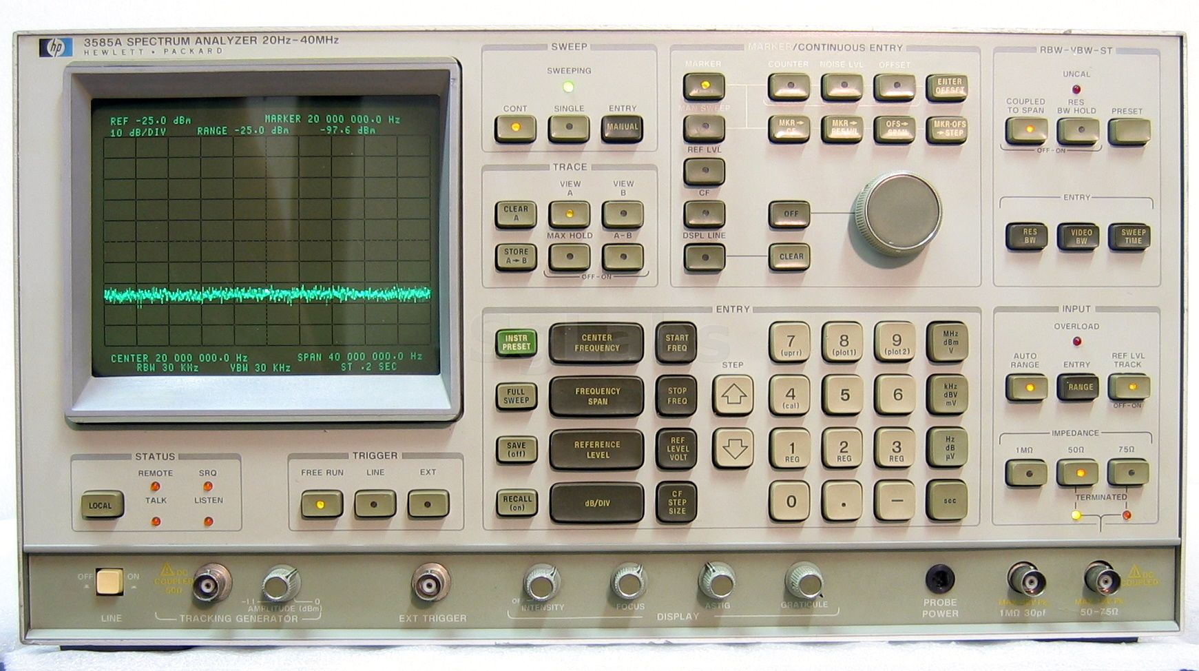 Keysight 3585A-Parts spectrum analyzer