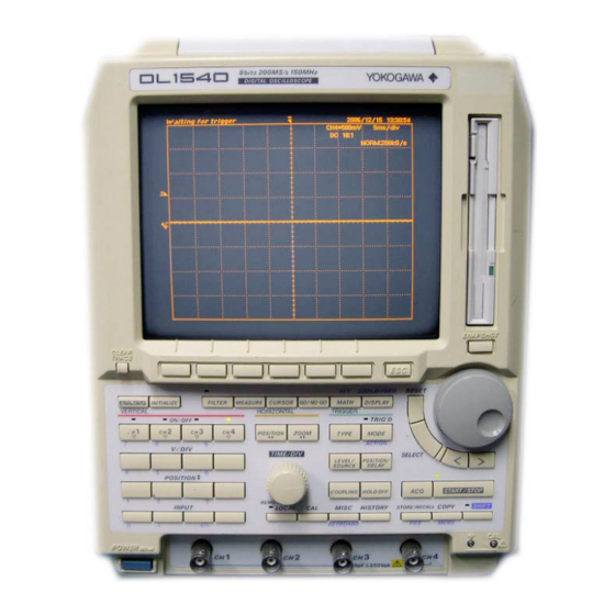 Yokogawa DL1540C digital oscilloscope