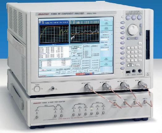 Advantest R3860 network analyzer