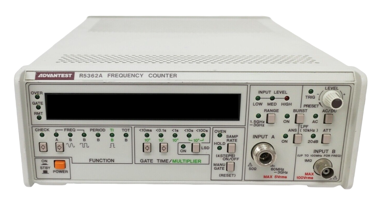 Advantest R5362A frequency counter