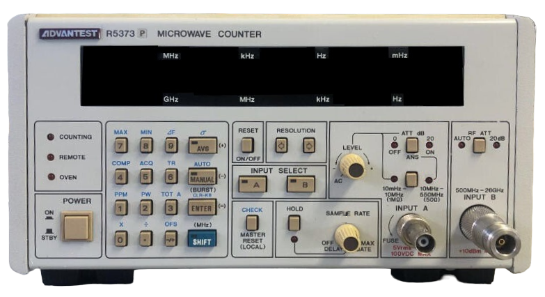 Advantest R5373K frequency counter