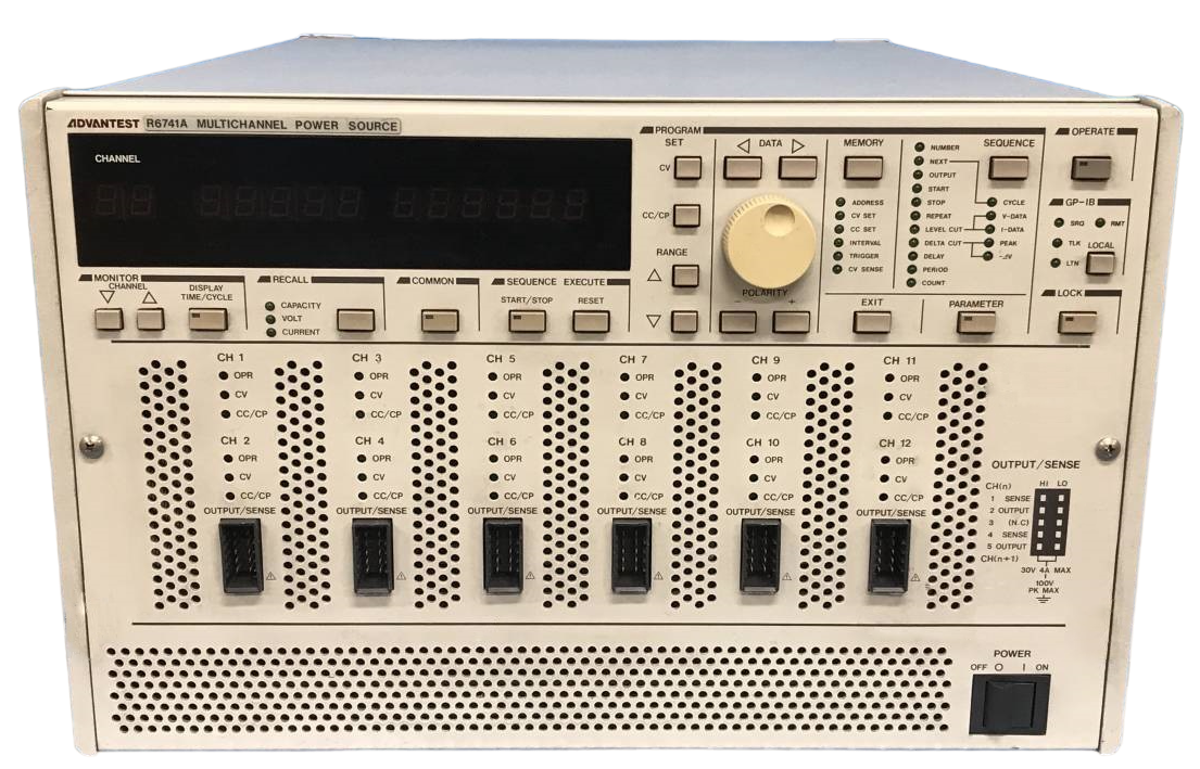 Advantest R6741A DC power supply