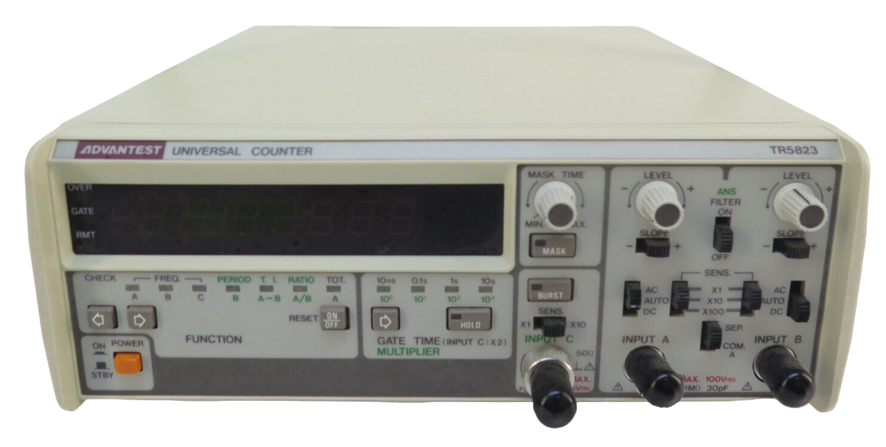 Advantest TR5824 frequency counter