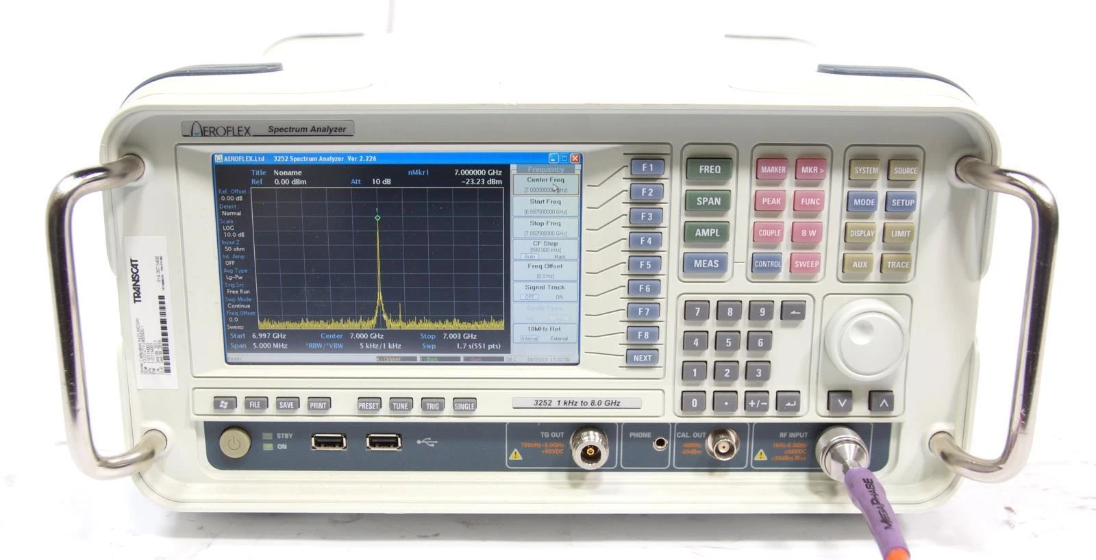 Aeroflex IFR 3252 spectrum analyzer