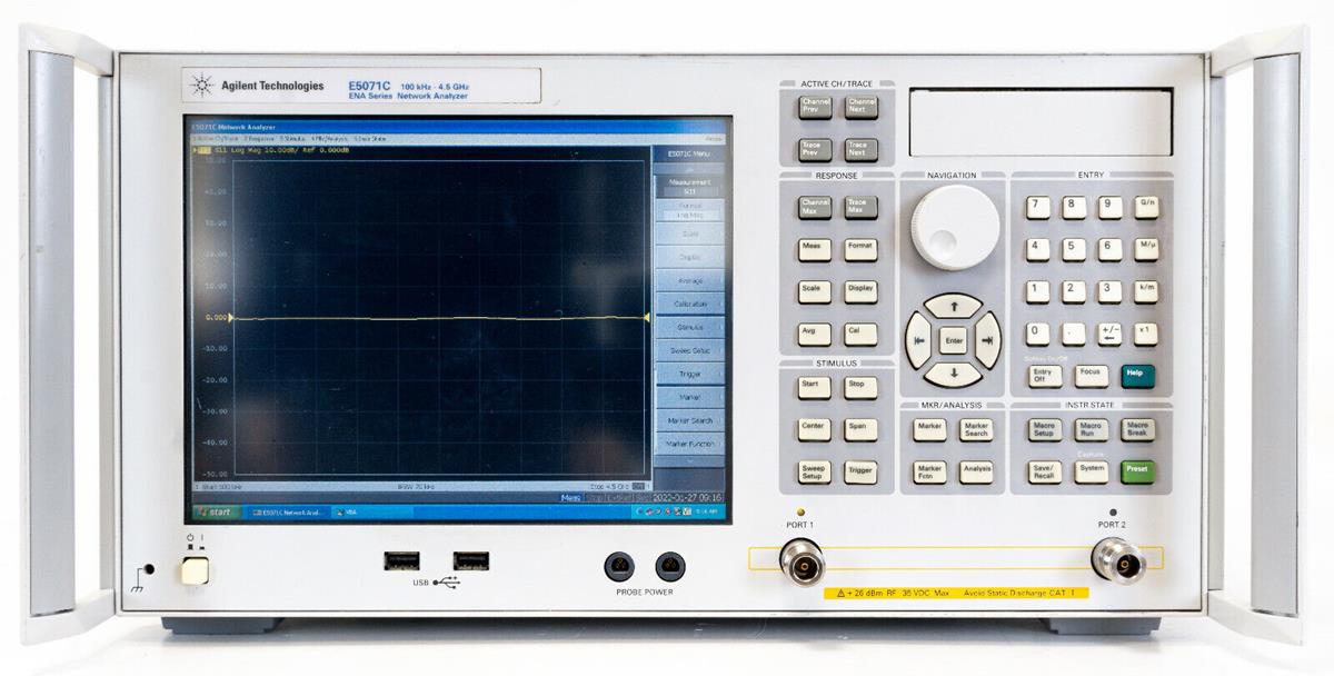 Agilent E5071B network analyzer
