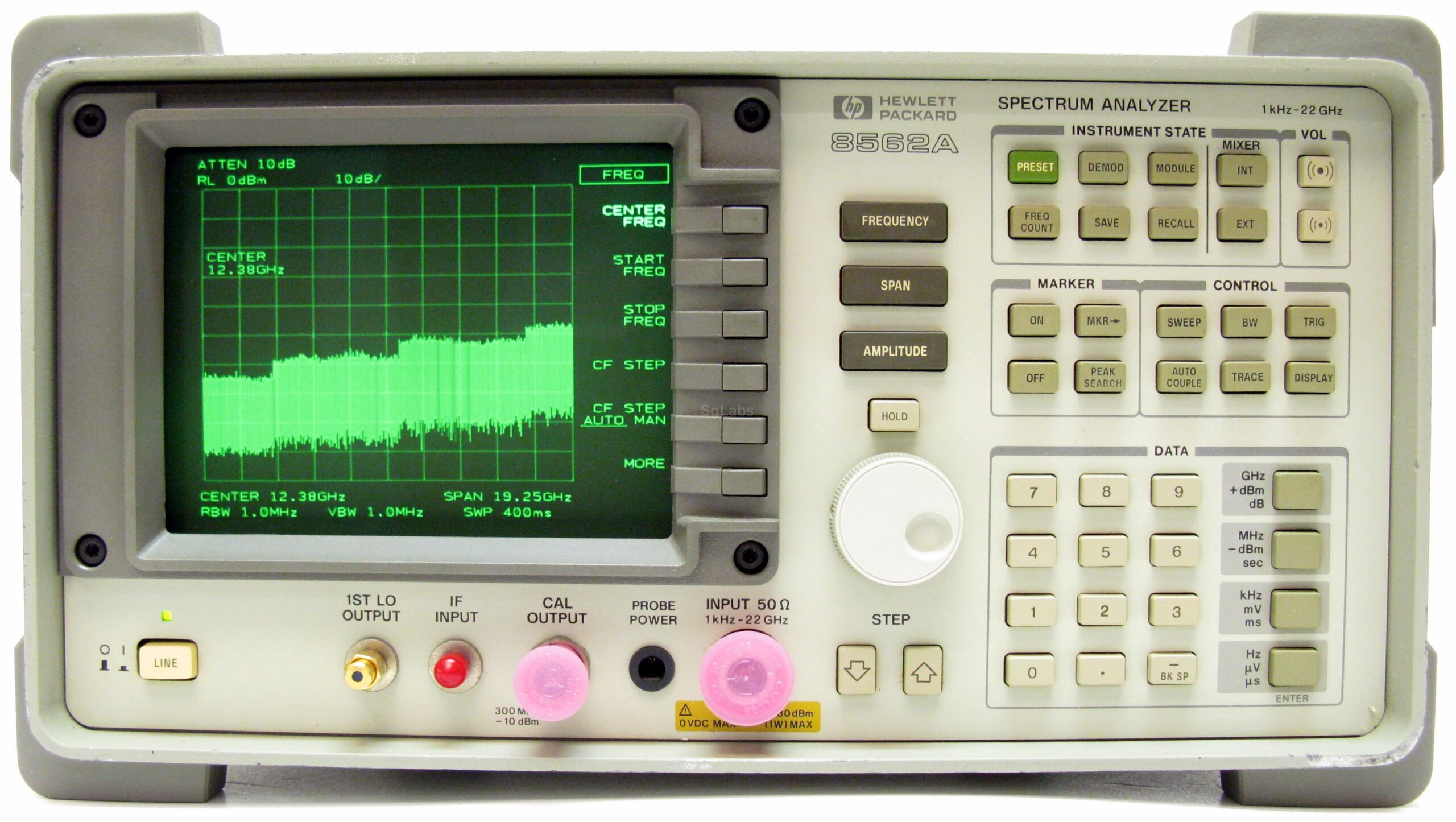 HP 8562A spectrum analyzer