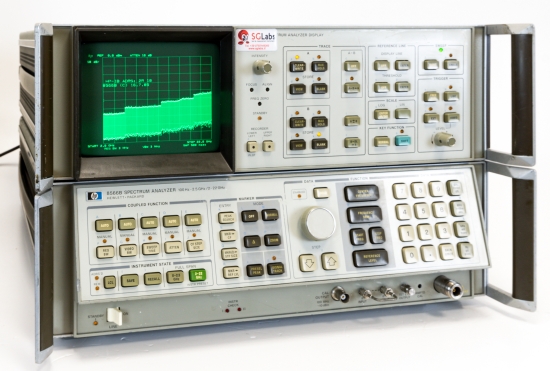 HP 8566B spectrum analyzer