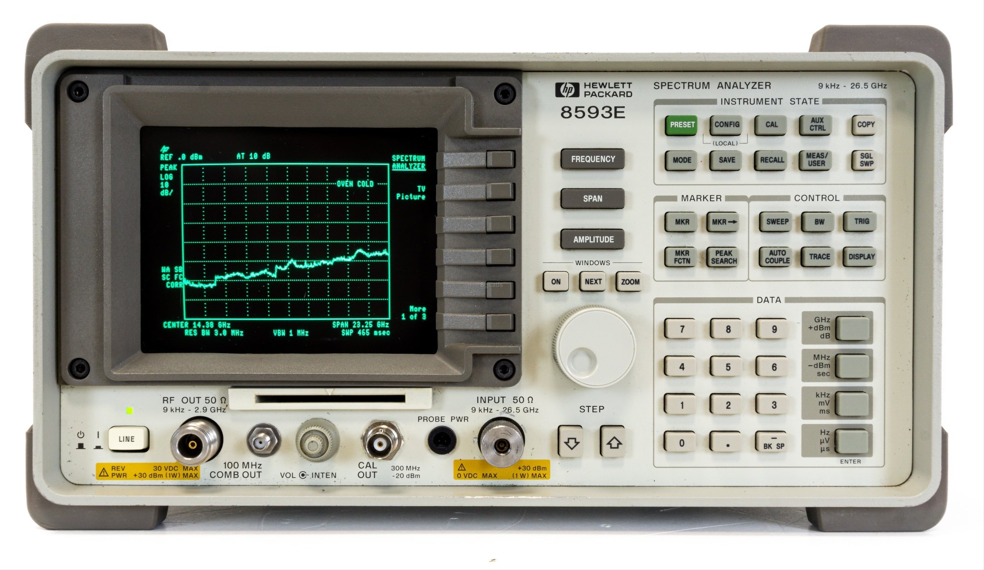 HP 8593E spectrum analyzer
