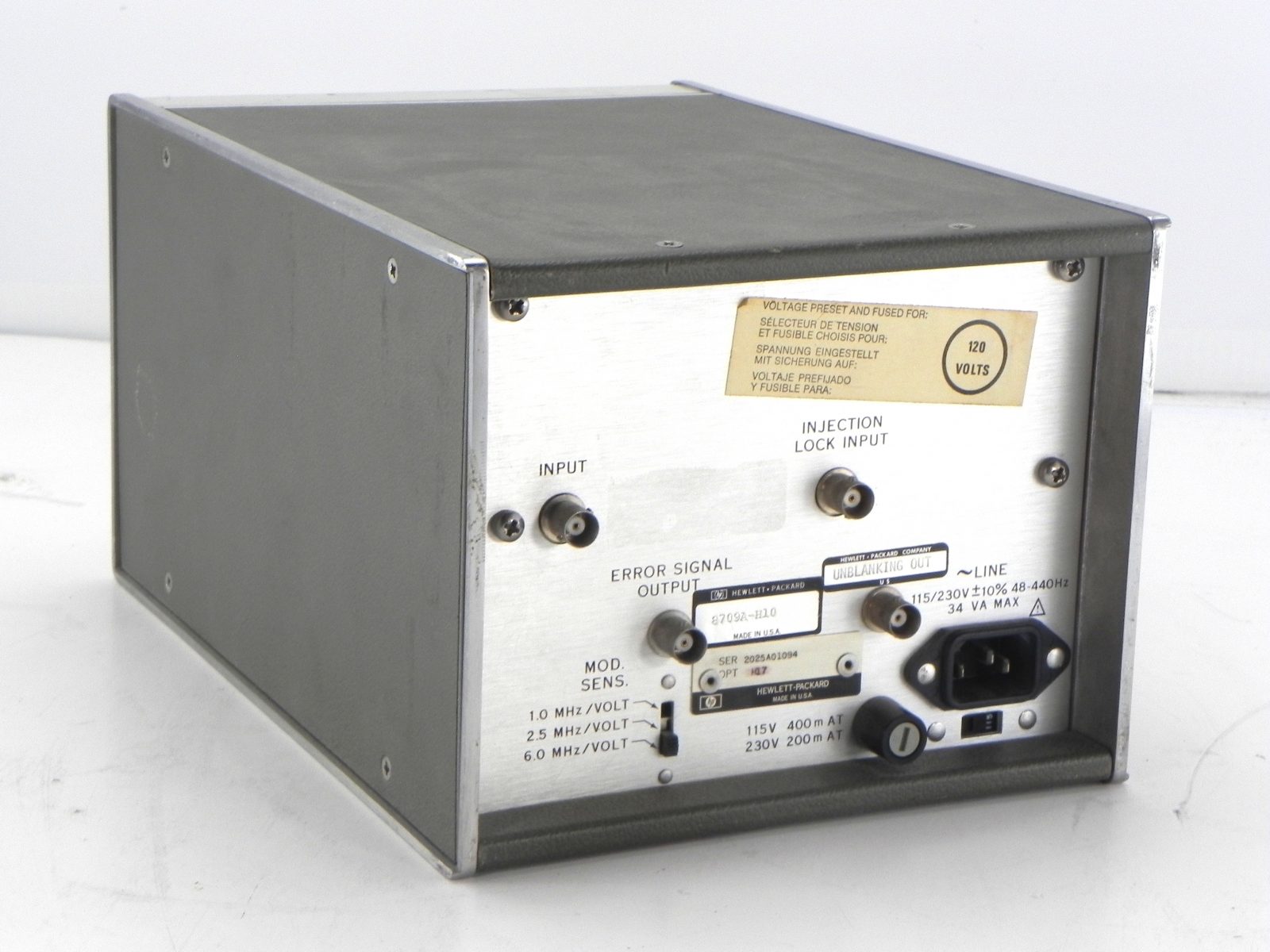 Agilent / Keysight 8709A phase noise analyzer