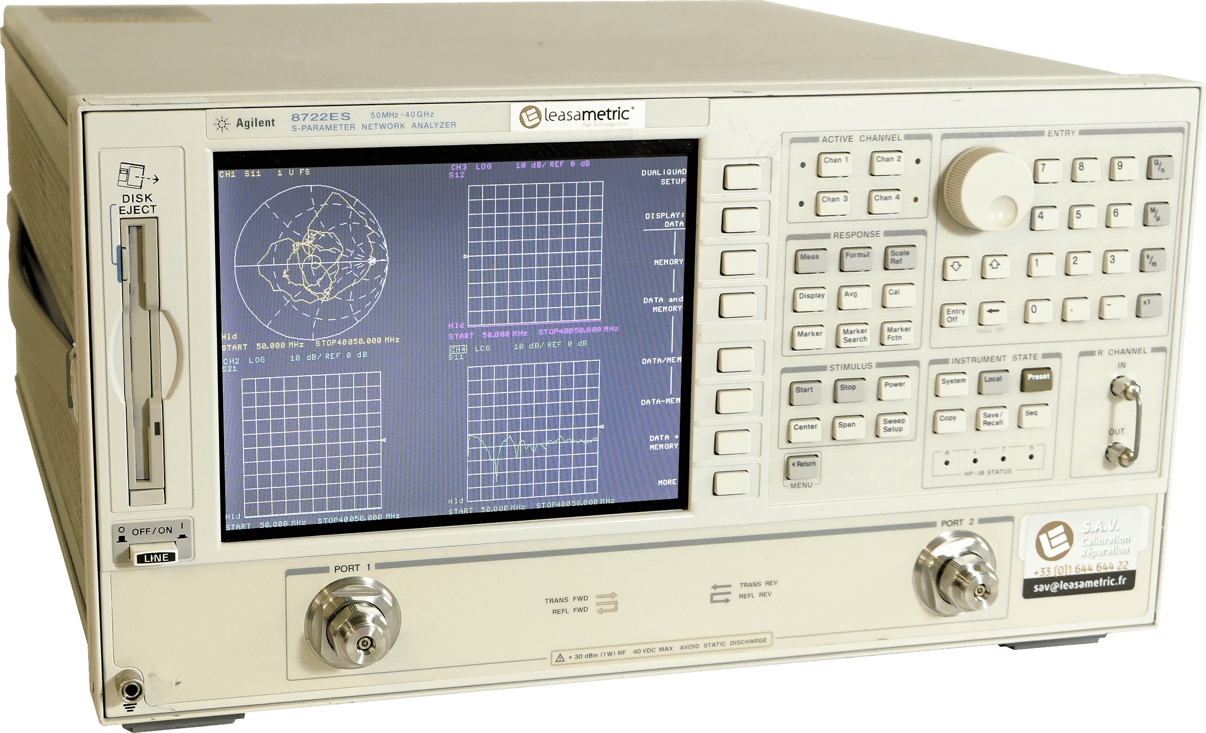 HP 8720D vector network analyzer