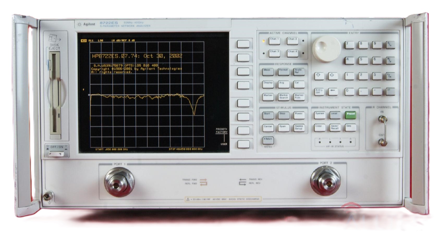Keysight 8722ES vector network analyzer