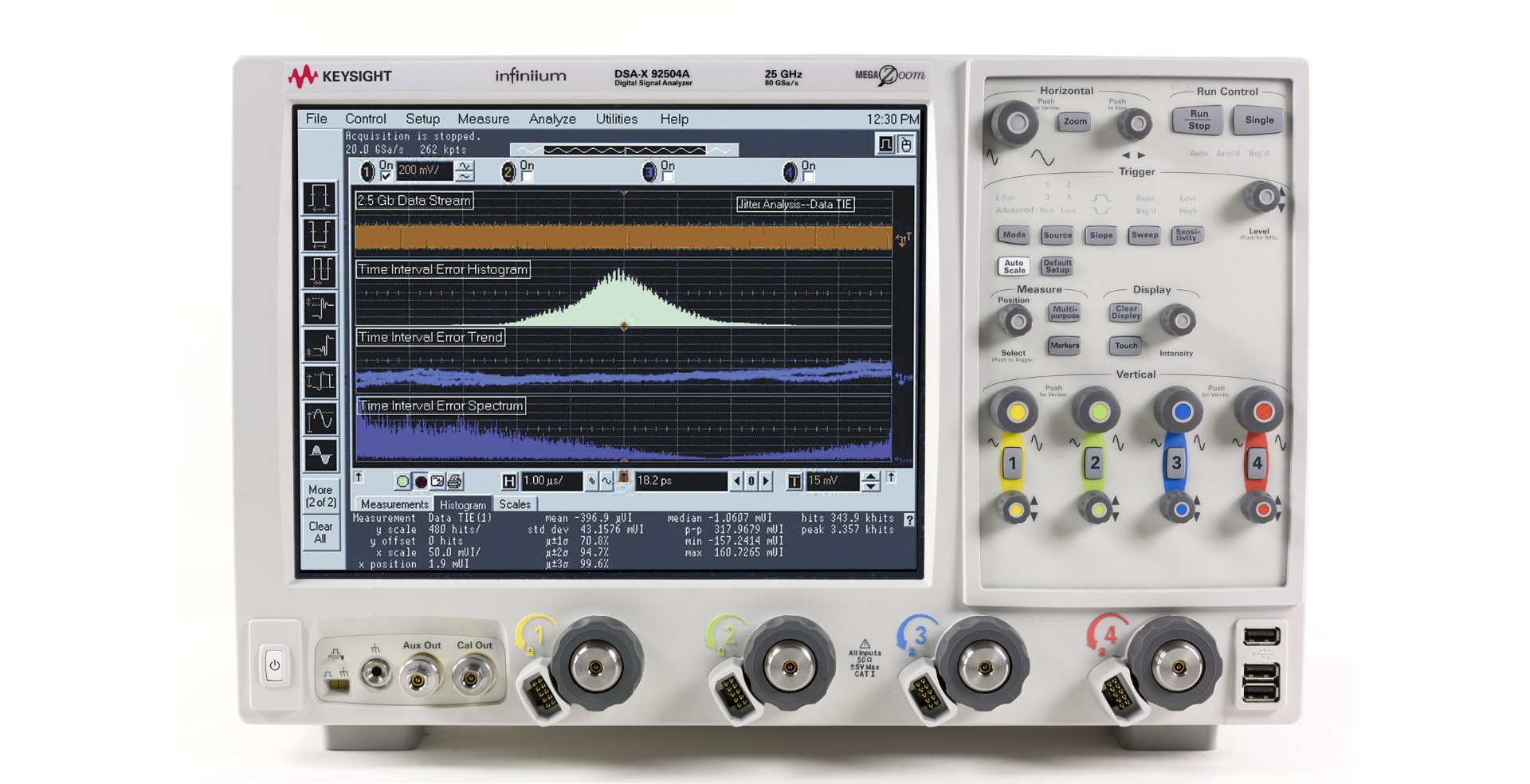 Agilent / Keysight DSAX92504A digital oscilloscope