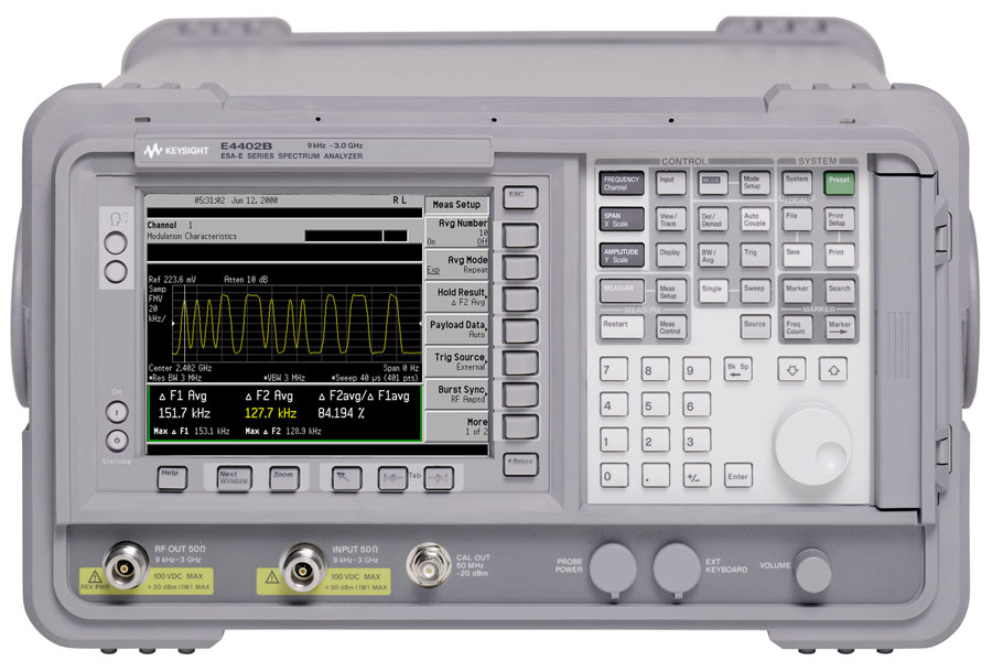 Agilent E4411B spectrum analyzer