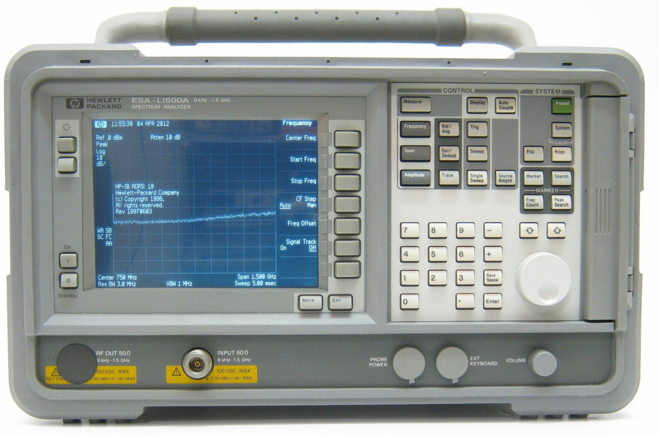Keysight ESA-L1500A spectrum analyzer