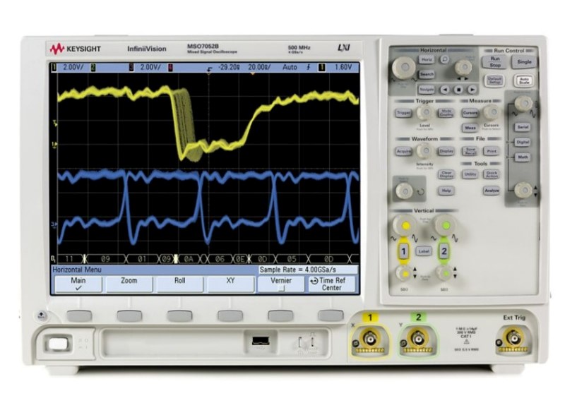 Agilent / Keysight MSO7052B mixed signal oscilloscope
