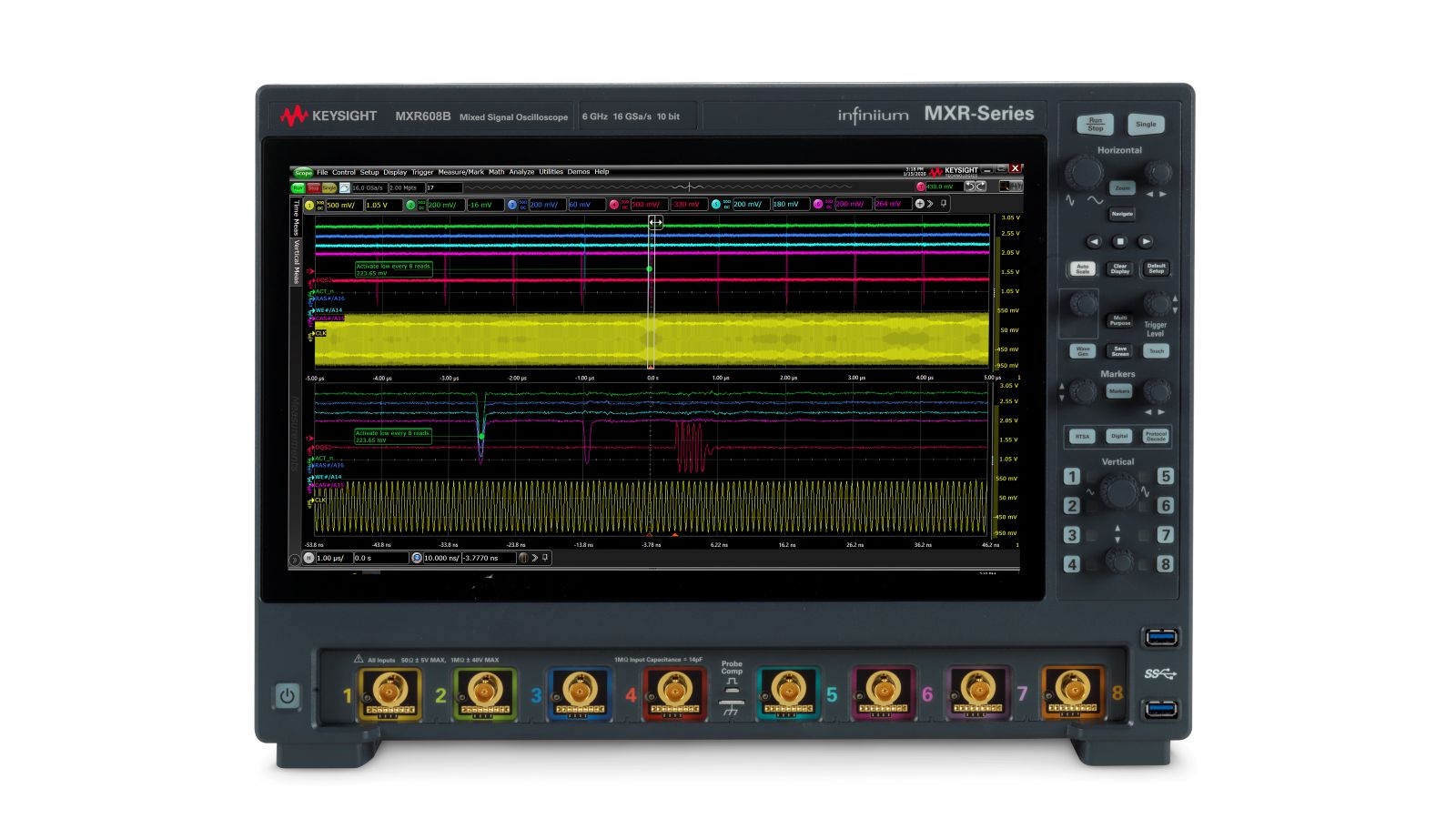 Agilent / Keysight MXR608A mixed signal oscilloscope