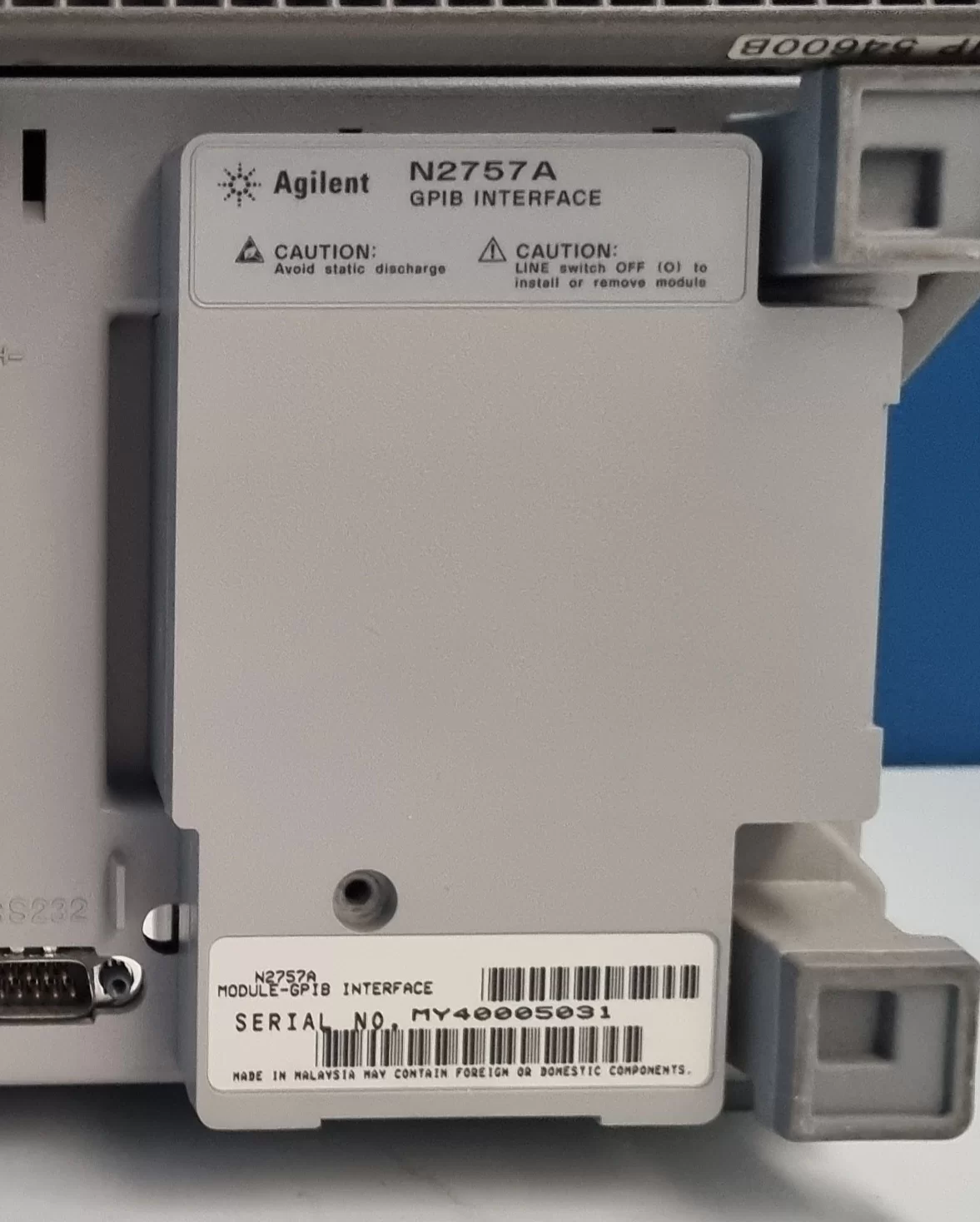 Agilent / Keysight N2757A data acquisition