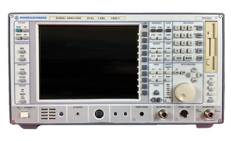 Rohde & Schwarz FSIQ7 spectrum analyzer