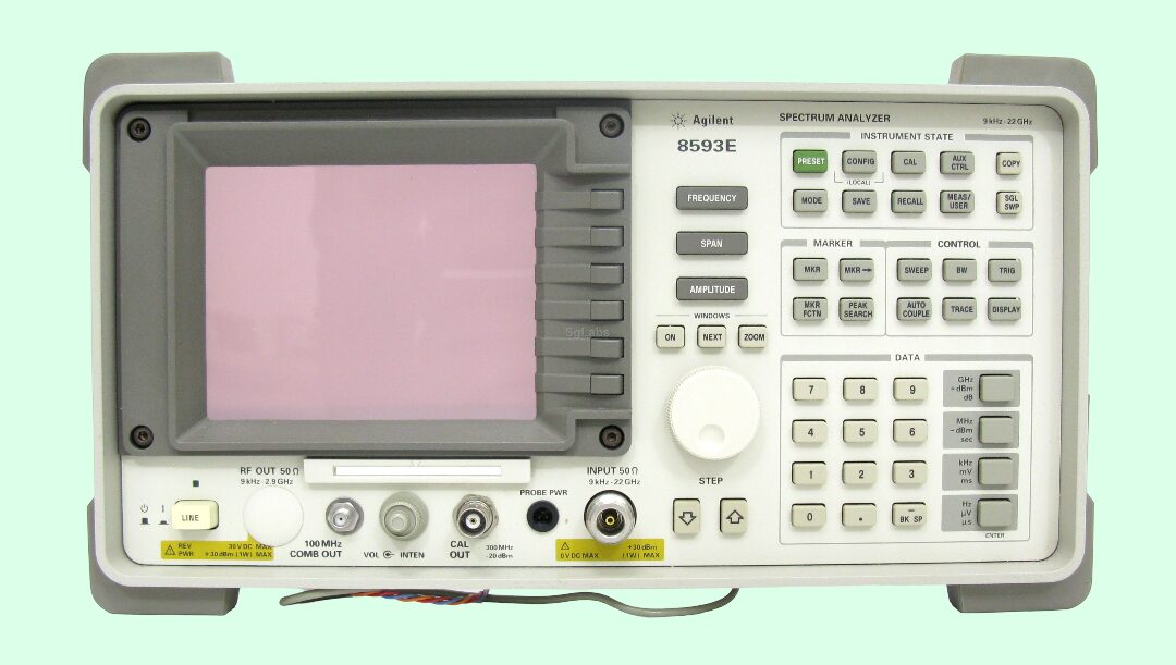 Keysight 8292D, 8591EM, 8592A, 8592B, 8595EM, 8596B, 8596E, 8596EM spectrum analyzer