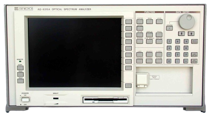 Ando AQ6315A optical spectrum analyzer
