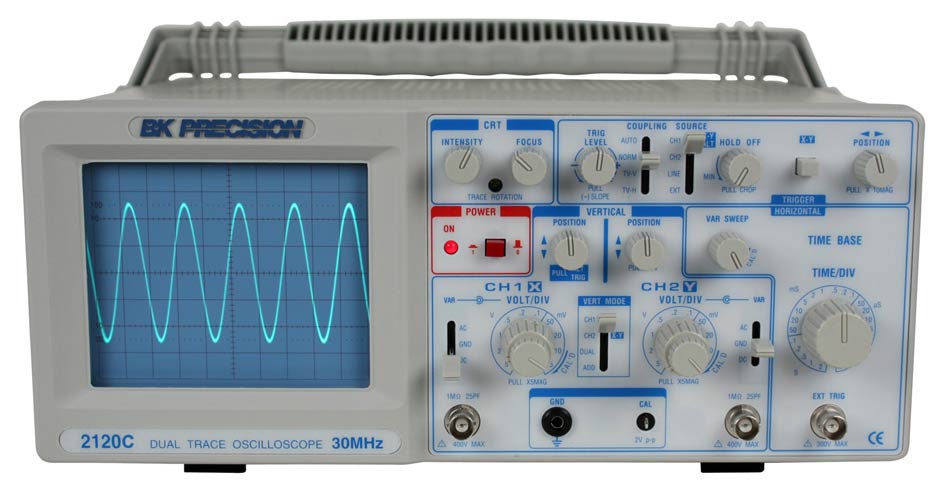 BK Precision 2120B digital oscilloscope