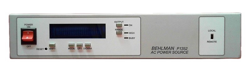 Behlman P1352 DC power supply
