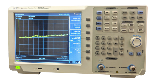 Berkeley Nucleonics S1365 spectrum analyzer