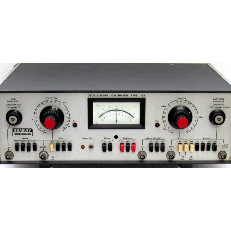 Bradley Electronics 192 calibration equipment