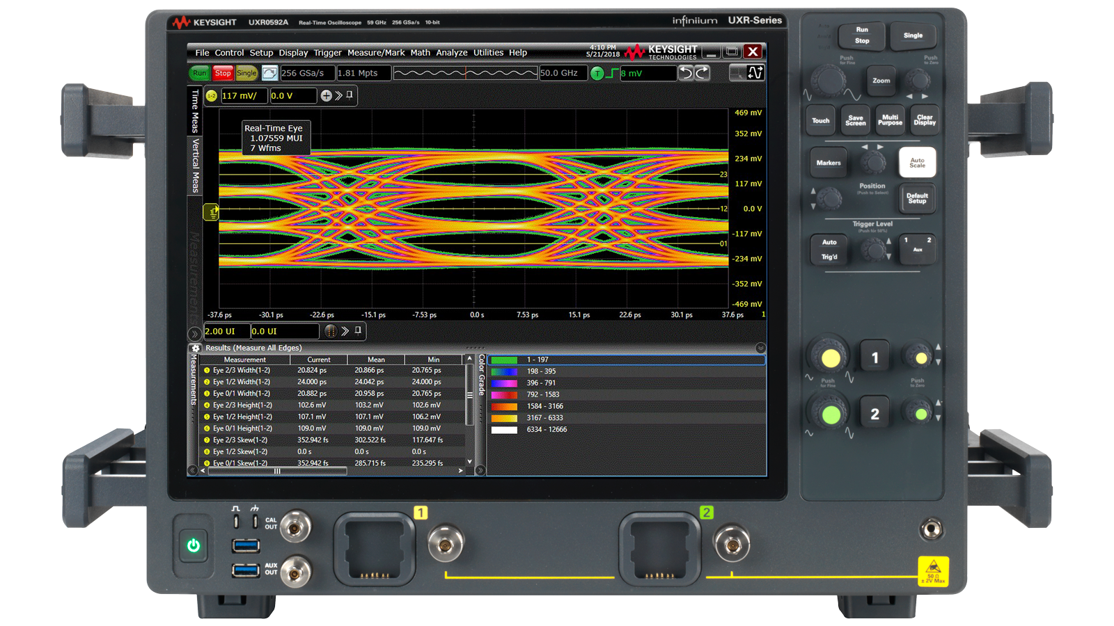 Agilent / Keysight UXR0592AP digital oscilloscope