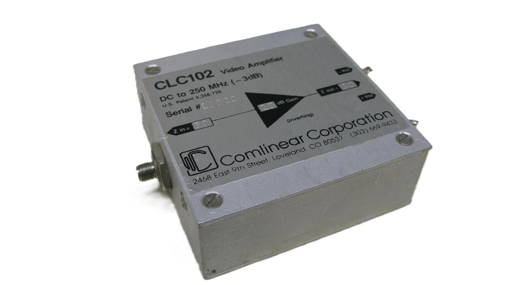 Comlinear Corporation CLC102 RF amplifier