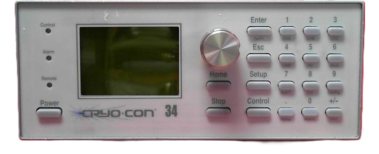 Cryo-Con 34 temperature test equipment