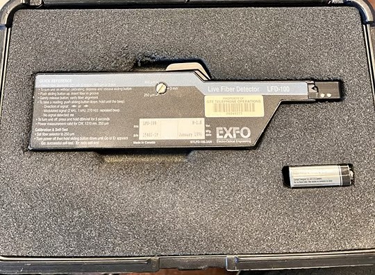 Exfo LFD-100 fiber characterization system