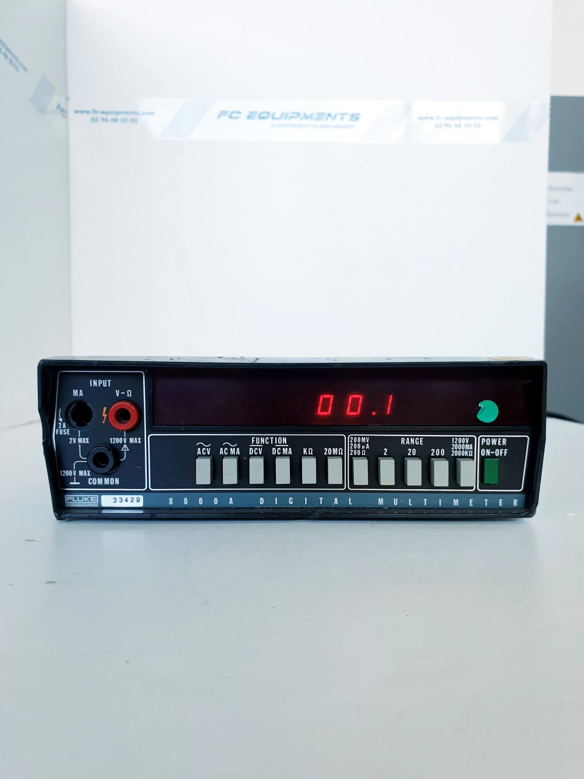 Fluke 8000A digital multimeter