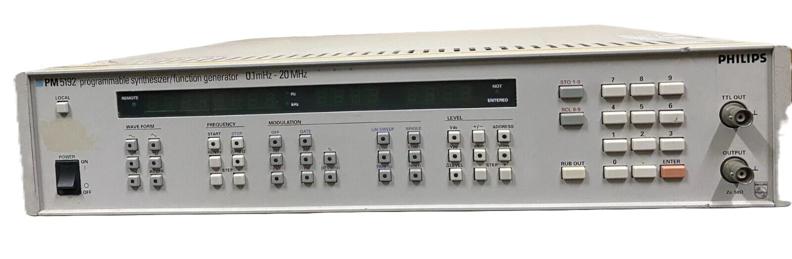 Fluke PM5192 function generator