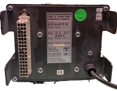 Gossen 23K2X25R1 DC power supply