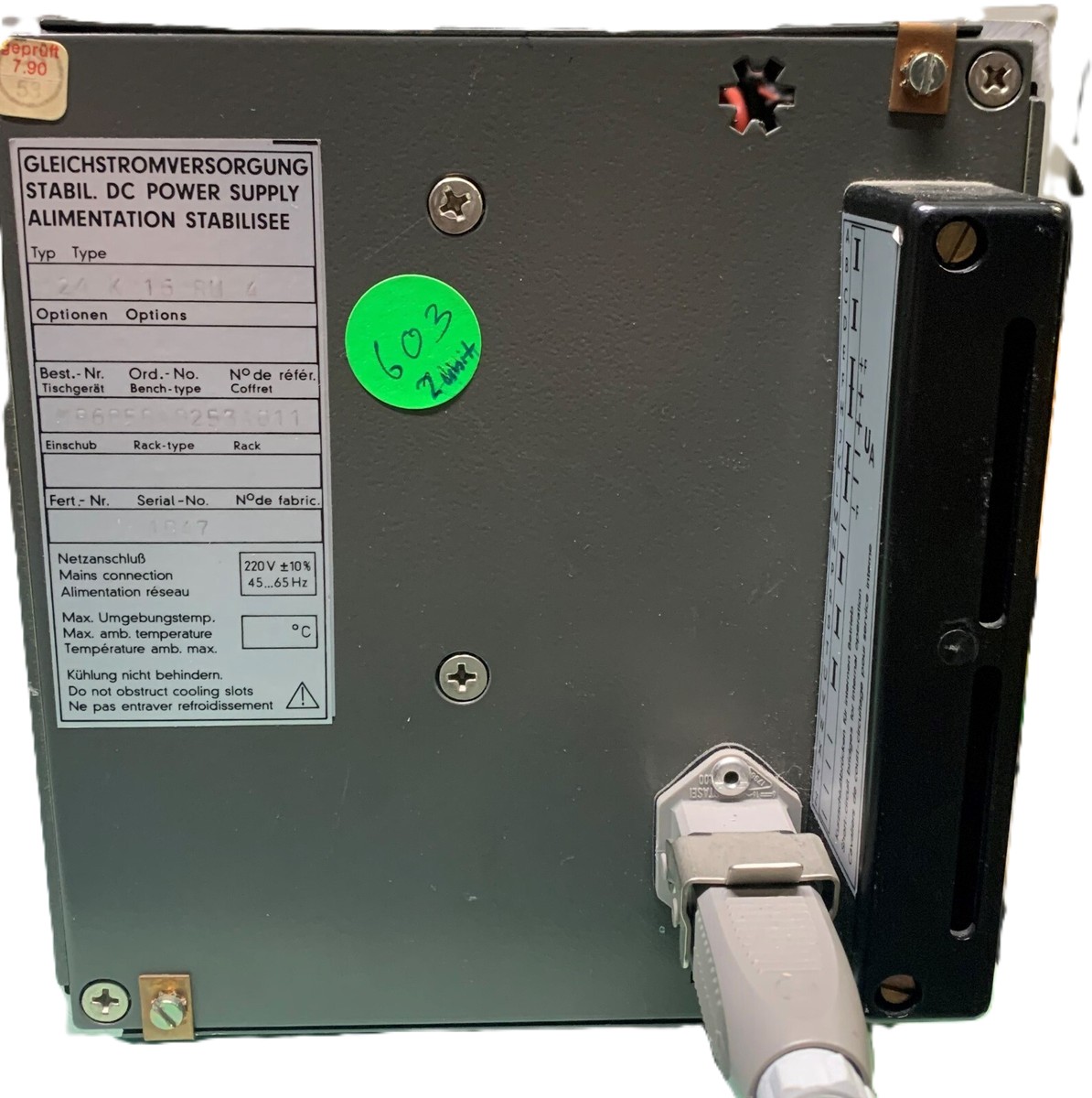 Gossen Konstanter 24K 16 R4 DC power supply