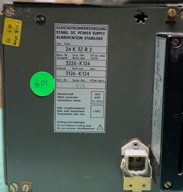Gossen 24K32R4D DC power supply