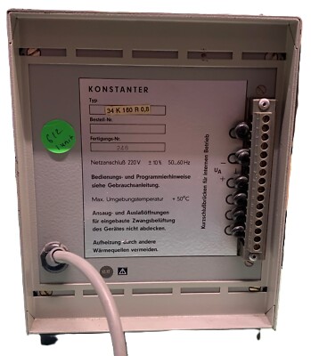Gossen 34K160R.8 DC power supply