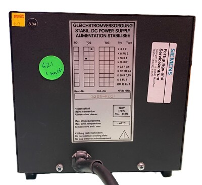 Gossen 7KD2402-3XD3 DC power supply